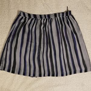 Richard Chai for Target Gray Striped Skirt Sz 9